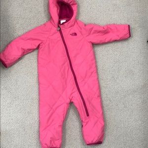North face girls snow suit